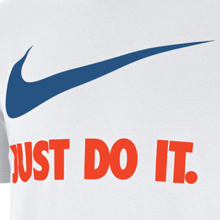 NIKE 耐克 Sportswear “Just Do lt.” Swoosh 男子运动T恤 707361-100 白色 XXL