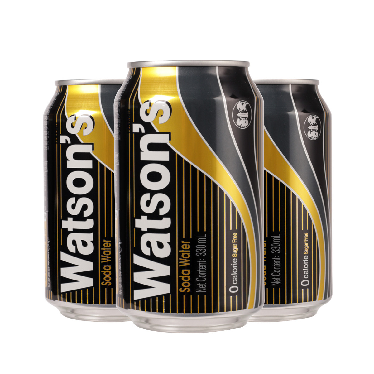 watsons 屈臣氏 无糖苏打水 330ml*6罐