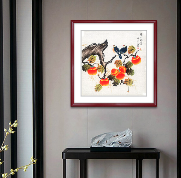 艺满堂 餐厅装饰画  e款 事事如意 85×85cm 客厅装饰画 卧室床头装饰