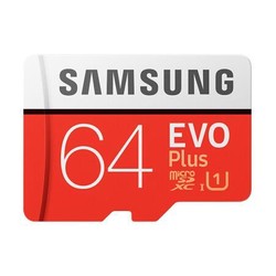 SAMSUNG 三星 EVO PLUS MicroSD存储卡 64GB