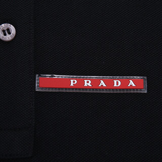 PRADA 普拉达 男士短袖POLO衫 SJJ887-322-F0AA9-R-122 黑色 M