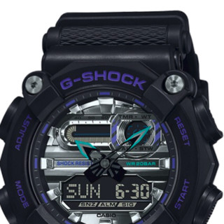 CASIO 卡西欧 G-SHOCK YOUTH系列 49.5毫米石英腕表 GA-900AS-1APR