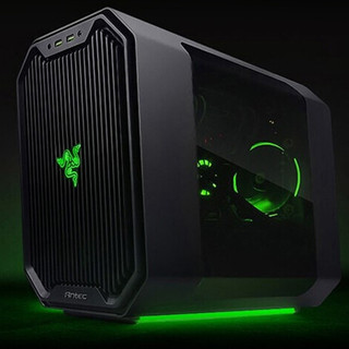 RAZER 雷蛇 Cube M-ATX机箱 半侧透 黑色