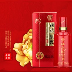 杜康洛阳杜康原窖兴业酒52度纯粮浓香型白酒一瓶500ml