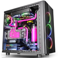 Thermaltake 曜越 View 31 TG RGB ATX机箱 半侧透 黑色