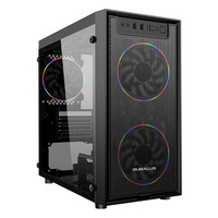 BUBALUS 大水牛 M-ATX机箱 半侧透 黑色