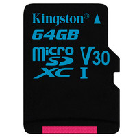 Kingston 金士顿 SDCG2 micro-SD存储卡 64GB（UHS-I、V30、U3）