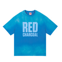 REDCHARCOAL 红色木炭 男女款圆领短袖T恤 3RC21203693 水洗款 蓝色 S