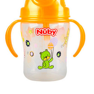 Nuby 努比 68098 儿童吸管杯 270ml 黄色