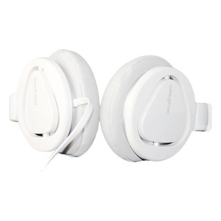 CREATIVE 创新 MA2600 压耳式头戴式有线耳机 白色 3.5mm