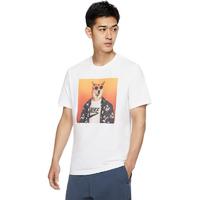 NIKE 耐克 Sportswear 男子运动T恤 BQ0186-100 白色 M