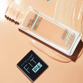 MAYBELLINE 美宝莲 FIT ME系列定制柔雾粉底液 #120CLASSIC IVORY自然色 美版 30ml