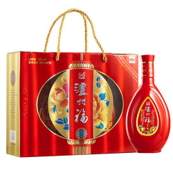 泸州老窖 白酒泸州金色未来52度白酒500ml*2瓶礼盒团购送礼盒装婚宴酒