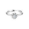 Darry Ring WEDDING系列 A16011 女士幸福捧花18K白金钻石戒指 18分 SI1 J