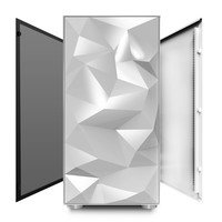 aigo 爱国者 YOGO M1 M-ATX机箱 半侧透 白色