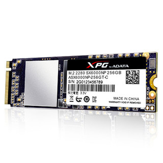 ADATA 威刚 XPG SX6000 M.2 NVMe 固态硬盘 (PCI-E3.0)