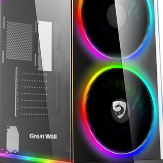 Great Wall 长城 领航国度系列 601 RGB E-ATX机箱 半侧透 黑色