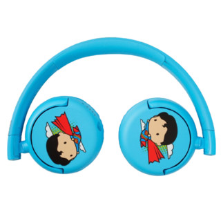 buddyPHONES POP-男超人 耳罩式头戴式动圈蓝牙耳机 蓝色