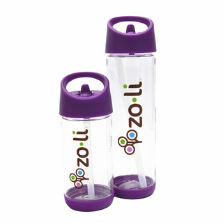 ZOLI 中立 儿童吸管杯 350ml 紫色