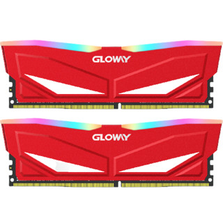 GLOWAY 光威 深渊系列 DDR4 3200MHz RGB 台式机内存 灯条 红色 16GB 8GB*2