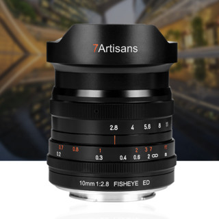 7artisans 七工匠 10mm F2.8 FISHEYE ED 广角定焦镜头 佳能RF卡口