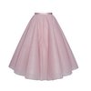 POEM泰国2021夏季新款女粉色蛋糕裙气质礼服中长款纱裙蓬蓬裙 粉色
