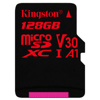 Kingston 金士顿 SDCR Micro-SD存储卡 128GB（UHS-I、V30、A1）