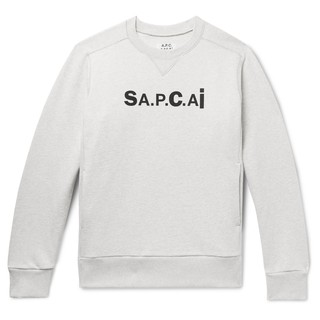 A.P.C.  Sacai联名 Sweat Tani 男士圆领卫衣 JVV16063879