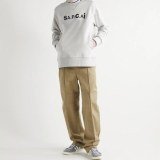 A.P.C.  Sacai联名 Sweat Tani 男士圆领卫衣 JVV16063879