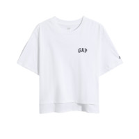 Gap 盖璞 女士圆领短袖T恤 698851 白色 XS