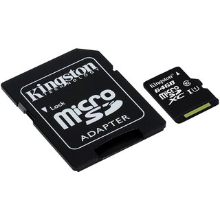 Kingston 金士顿 MBLY10G2/64GB Micro-SD存储卡 64GB（UHS-I、U1）