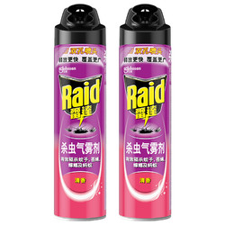 Raid 雷达蚊香 雷达(Raid) 杀虫剂喷雾 600ml*2瓶 清香型 杀蟑喷雾 杀虫气雾剂
