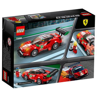 LEGO 乐高 Speed超级赛车系列 75886 法拉利 488 GT3 Scuderia Corsa车队