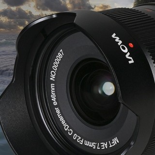 LAOWA 老蛙 C-Dreamer 7.5mm F2.0 标准定焦镜头 富士X卡口 55mm