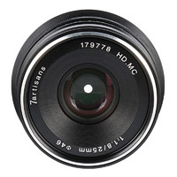 7artisans 七工匠 25mm F1.8 标准定焦镜头 富士卡口 46mm