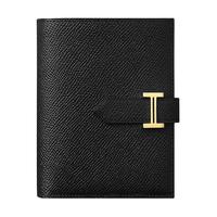 HERMÈS 爱马仕 Bearn系列 女士短钱包 H039790CC89 黑色