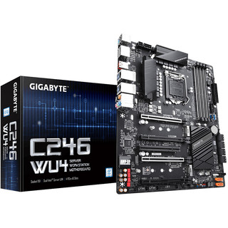 GIGABYTE 技嘉 C246-WU4 C246 ATX主板（Intel LGA1151、C246）