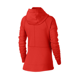 NIKE 耐克 SPORTSWEAR TECH FLEECE WINDRUNNER 女子运动卫衣 930760-634 红色 L