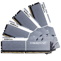 G.SKILL 芝奇 Trident Z三叉戟 DDR4 4000MHz RGB 台式机内存 灯条 雪映白 64GB 16GB*4 F4-3200C14Q-64GTZSW