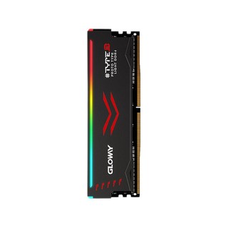 GLOWAY 光威 TYPE DDR4 3200MHz RGB 台式机内存 灯条 石墨灰 16GB 8GB*2 TYPEβDDR4-PC