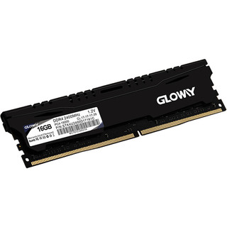 GLOWAY 光威 悍将系列 DDR4 2400MHz 台式机内存 马甲条 黑色 16GB