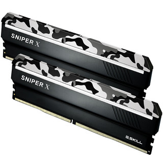 G.SKILL 芝奇 Sniper X 狙击者系列 DDR4 3600MHz 台式机内存 马甲条