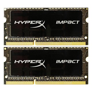 HYPERX 极度未知 Impact系列 DDR3 1866MHz 普条 笔记本内存 黑色 8GB 4GBx2 HX318LS11IBK2/8