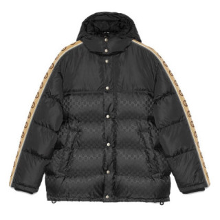gucci古驰男士中长款羽绒服598725z8afz1043黑色46