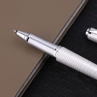 PARKER 派克 Urban都市系列 拔帽签字笔 珍珠白格纹 0.7mm 单支装