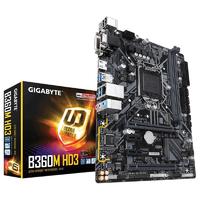 GIGABYTE 技嘉 B360M HD3 B360 M-ATX主板（lntel LGA1151、B360）