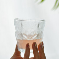 法蘭晶 玻璃水杯 2只装 透明矮款