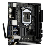 ASRock 华擎 H370M-ITX/AC H370 MINI-ITX主板（lntel LGA1151、H370）