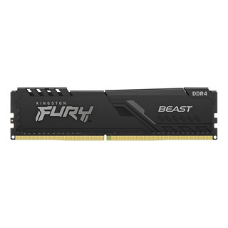 Kingston 金士顿 Fury系列 DDR4 2666MHz 台式机内存 马甲条 黑色 32GB KF426C16BB1K2/32