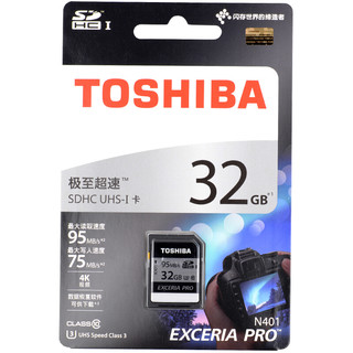 TOSHIBA 东芝 N401 SD存储卡 32GB（UHS-I、V30、U3）